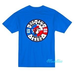 BUC-EE’S S Texas blue T-shirt 1982 logo short sleeve mens small